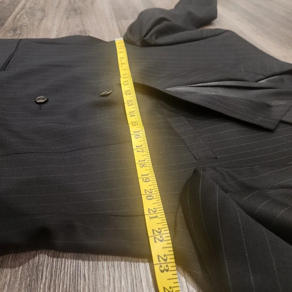 Ralph lauren Pinstripe Blazer Business Suit Jacket Formal‎ Career Coat 41L